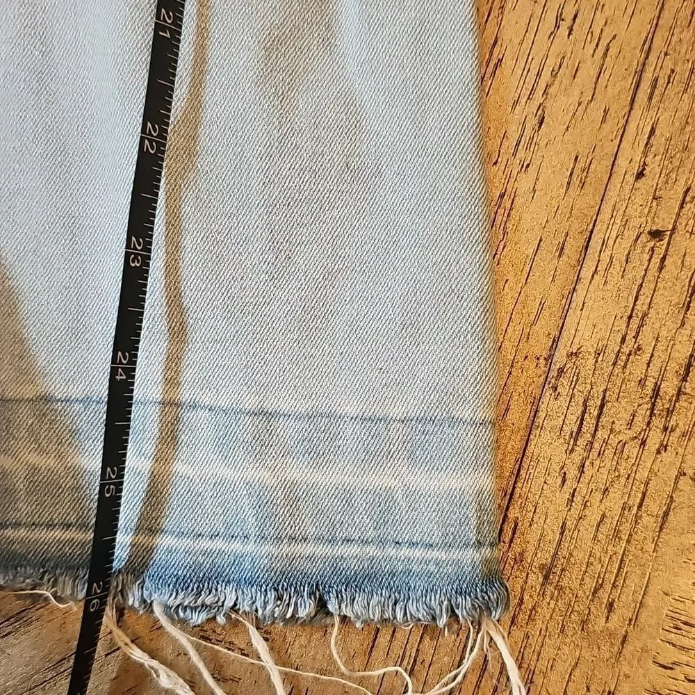 Celebrity Pink Light Blue Distressed Jeans Size 5 Girls